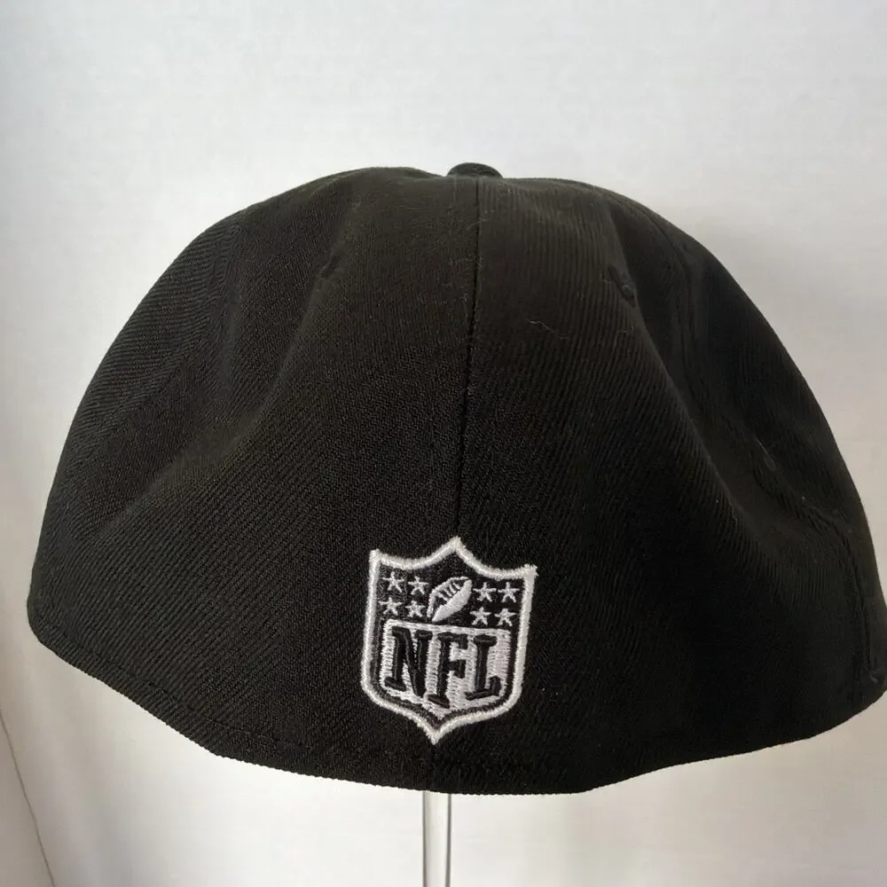NEW Detroit Lions NFL New Era 59FIFTY Fitted Cap Black White 59 Fifty Hat 7